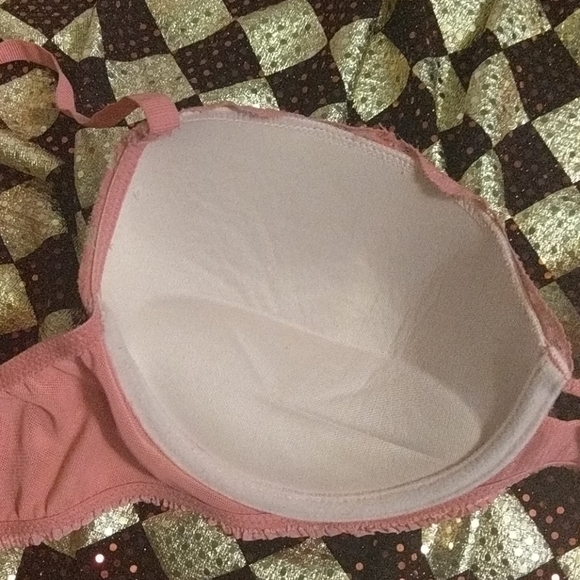 JESSICA SIMPSON Flirty Sexy Bra Pink Floral Lace - Picture 7 of 15